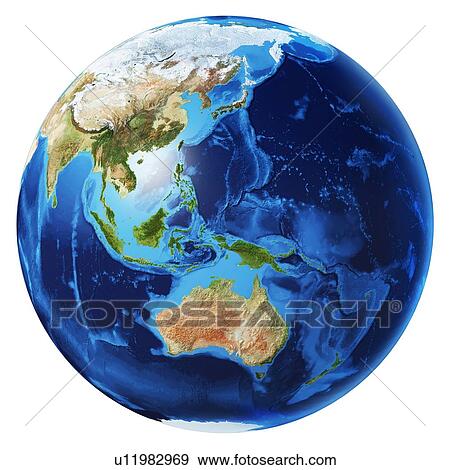 Oceania, illustration View Large Photo Image Stock Photo - Oceania, illustration. Fotosearch