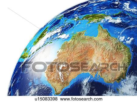 Stock Photo - Oceania, illustration. Fotosearch