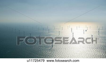 Offshore windfarm, north of Island of Ameland, Friesland, Netherlands View Large Photo Image Stock Photo - Offshore windfarm, north of Island of Ameland, Friesland, Netherlands. Fotosearch
