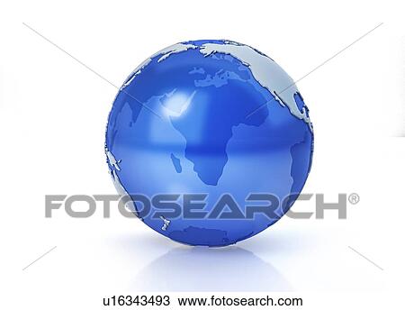 Stock Image - Pacific Ocean, illustration. Fotosearch