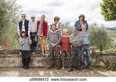Portrait of senior couples, olive trees in background, Florence, Italy View Large Photo Image Stock Image - Portrait of senior couples, olive trees in background, Florence, Italy. Fotosearch