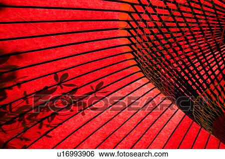 Red Japanese Parasol Umbrella View Large Photo Image Stock Photograph - Red Japanese Parasol Umbrella. Fotosearch