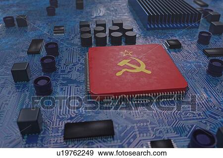 Stock Photo - Russian hacking, conceptual illustration. Fotosearch