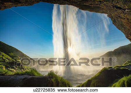 Seljalandsfoss waterfall, Iceland View Large Photo Image Stock Photography - Seljalandsfoss waterfall, Iceland. Fotosearch