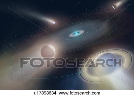 Solar System, illustration View Large Photo Image Picture - Solar System, illustration. Fotosearch
