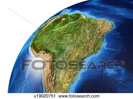 South America, illustration View Large Photo Image Stock Image - South America, illustration. Fotosearch