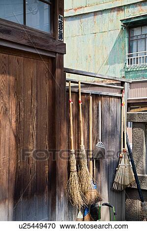 Straw Brooms on Fence at Shitaya Jinja Shinto Shrine View Large Photo Image Stock Image - Straw Brooms on Fence at Shitaya Jinja Shinto Shrine. Fotosearch
