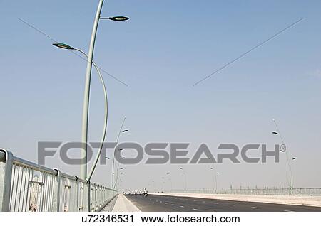 Street Light Along Wide Highway View Large Photo Image Stock Image - Street Light Along Wide Highway. Fotosearch