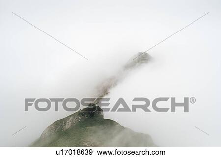 Thick fog covering hilltop View Large Photo Image Stock Photo - Thick fog covering hilltop. Fotosearch