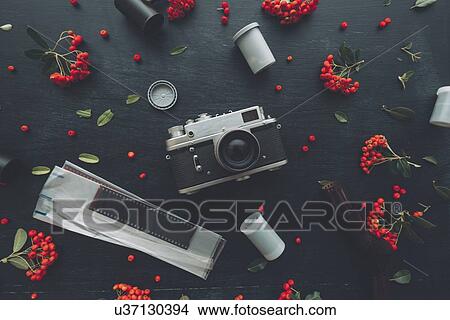 Vintage camera and film View Large Photo Image Picture - Vintage camera and film. Fotosearch
