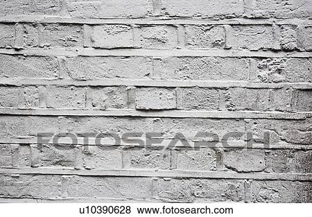Stock Photo - White Brick Background. Fotosearch