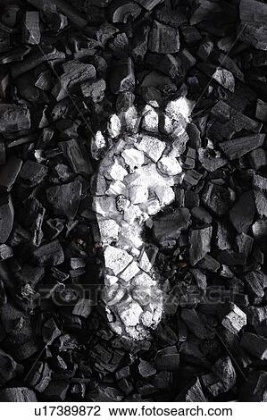 White Coal Carbon footprint concept View Large Photo Image Stock Image - White Coal Carbon footprint concept. Fotosearch