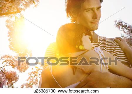 Young Couple in summertime View Large Photo Image Stock Image - Young Couple in summertime. Fotosearch