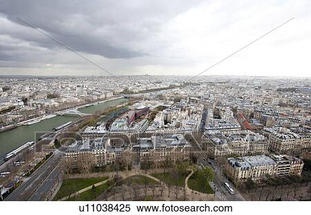 Stock Photography - Aerial View of Paris, France. Fotosearch