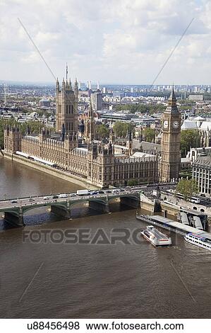 Stock Photo - Big Ben and the Houses of parliament, London, England, UK. Fotosearch