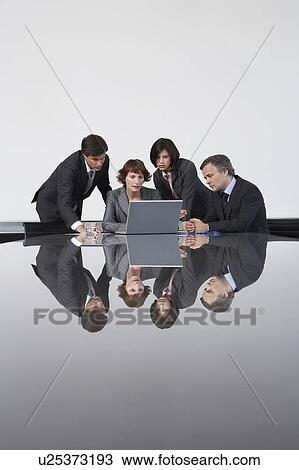 Stock Image - Boardroom Meetings. Fotosearch