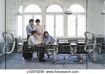 Stock Photo - Boardroom Meetings. Fotosearch