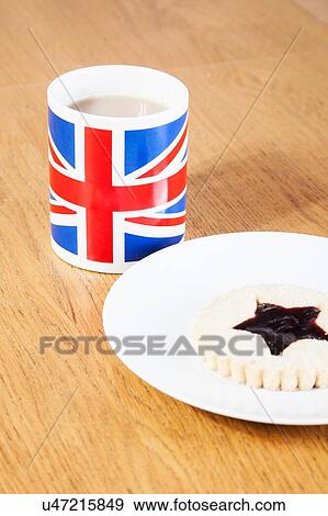 British Tea and Star Cookie View Large Photo Image Stock Photo - British Tea and Star Cookie. Fotosearch