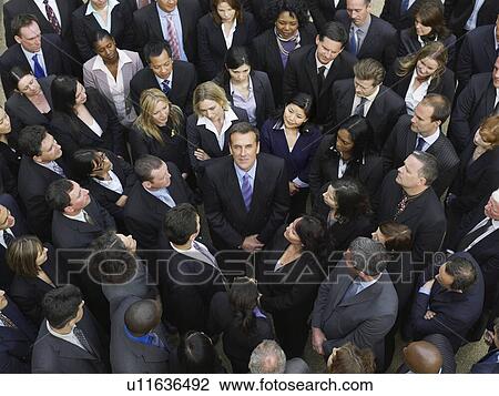 Stock Image - Business Crowds. Fotosearch