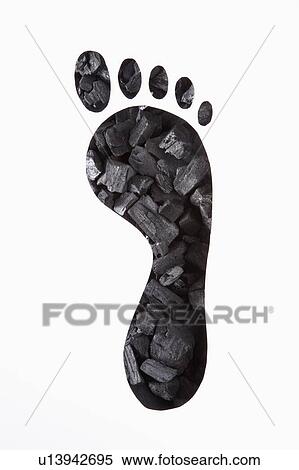 Stock Photography - Carbon Footprint. Fotosearch
