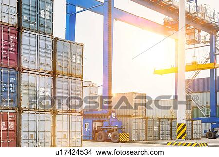 Picture - Cargo Terminal. Fotosearch