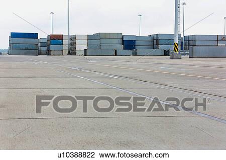 Stock Image - Cargo Terminal. Fotosearch