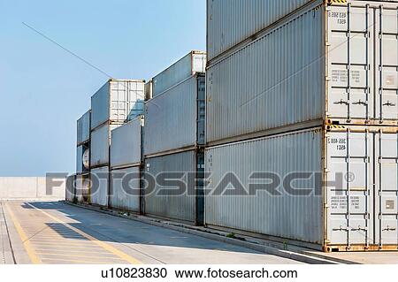 Stock Image - Cargo Terminal. Fotosearch