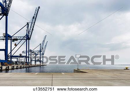 Stock Image - Cargo Terminal. Fotosearch