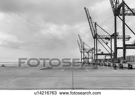 Stock Image - Cargo Terminal. Fotosearch