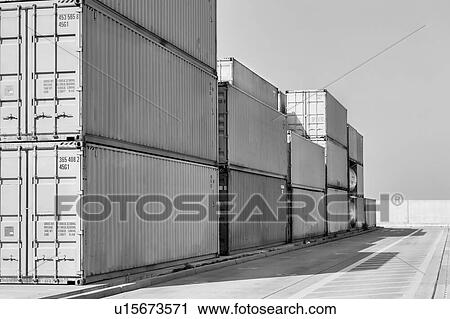 Stock Image - Cargo Terminal. Fotosearch