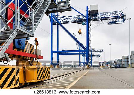 Stock Image - Cargo Terminal. Fotosearch