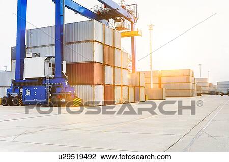 Stock Image - Cargo Terminal. Fotosearch