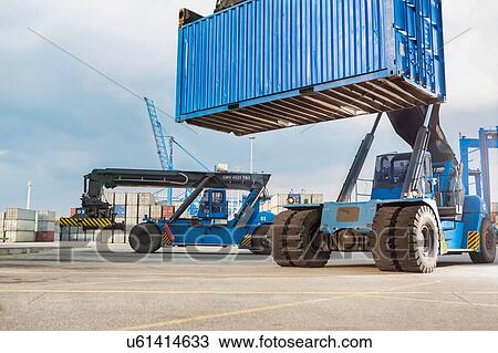 Stock Image - Cargo Terminal. Fotosearch