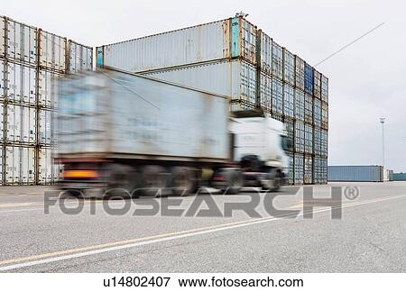 Stock Photo - Cargo Terminal. Fotosearch