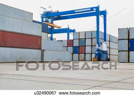 Stock Photo - Cargo Terminal. Fotosearch