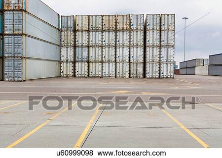 Stock Photo - Cargo Terminal. Fotosearch