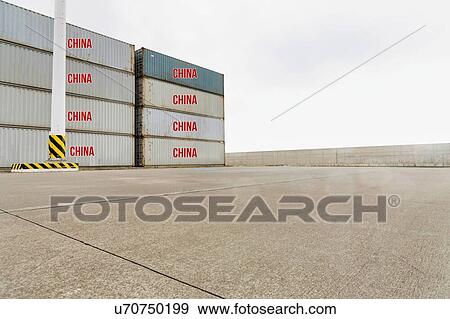 Stock Photo - Cargo Terminal. Fotosearch