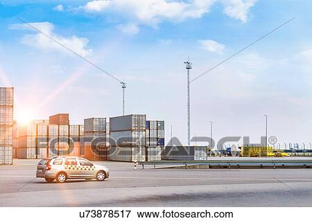 Stock Photo - Cargo Terminal. Fotosearch