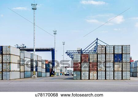 Stock Photo - Cargo Terminal. Fotosearch