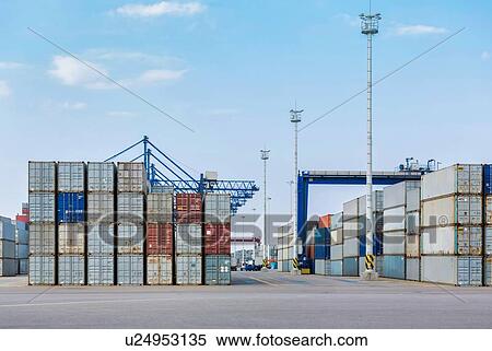 Stock Photography - Cargo Terminal. Fotosearch