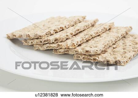 Close-up of crackers in plate View Large Photo Image Stock Photo - Close-up of crackers in plate. Fotosearch