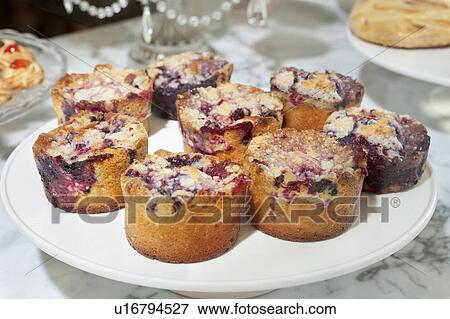 Stock Photo - Close-up of delicious muffins. Fotosearch