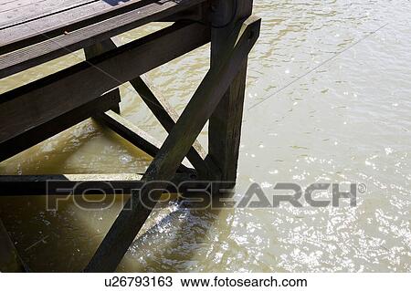 Stock Image - Close up of dock. Fotosearch