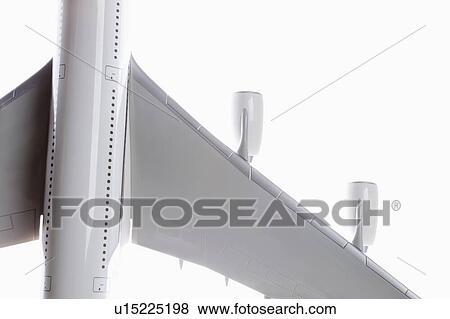 Stock Photo - Close-up of toy airplane over white background. Fotosearch