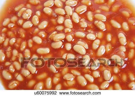 Close-up view of baked beans View Large Photo Image Stock Image - Close-up view of baked beans. Fotosearch