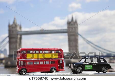 Close-up view of public transport figurines with London Bridge in the background View Large Photo Image Stock Image - Close-up view of public transport figurines with London Bridge in the background. Fotosearch
