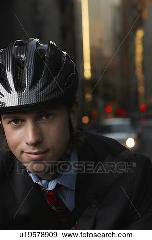 Stock Photo - Cycling Commute. Fotosearch