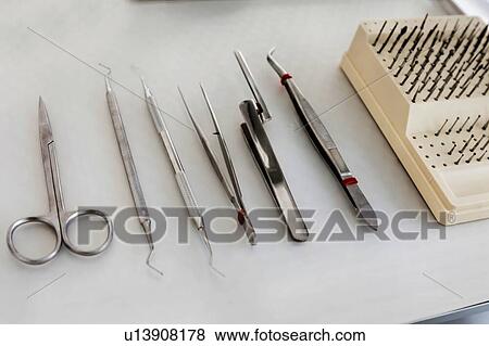 Stock Photo - Dental clinic and dental instruments. Fotosearch