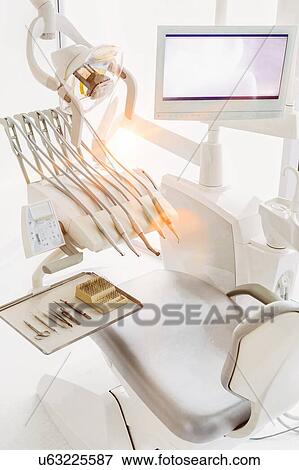 Stock Photo - Dental clinic and dental instruments. Fotosearch