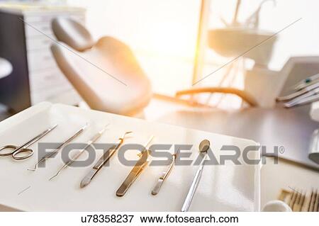 Stock Photo - Dental clinic and dental instruments. Fotosearch